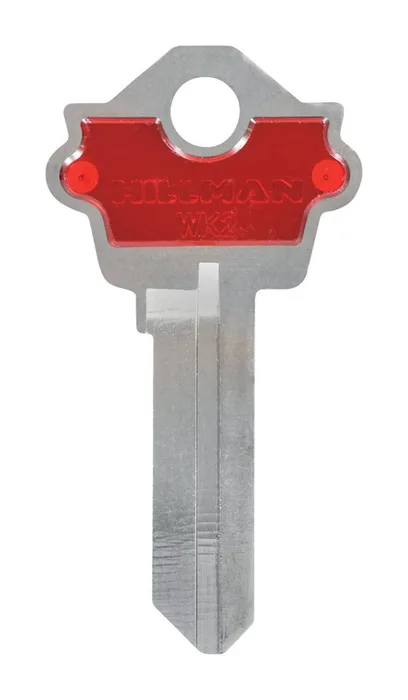 HILLMAN House/Office Universal Key Blank Single Red (Pack of 5)