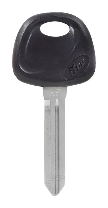 HILLMAN Traditional Key Automotive Key Blank Double For Hyundai Black/Silver (Pack of 5)
