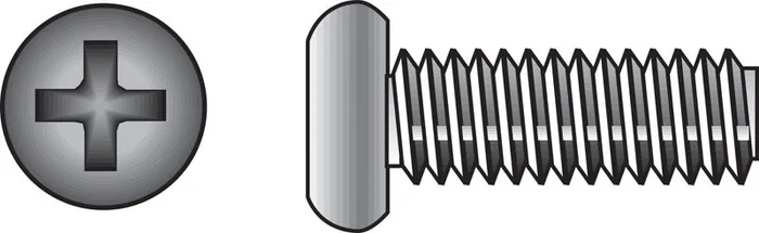 HILLMAN No. 8-32 Ga. X 2 in. L Phillips Pan Head Stainless Steel Machine Screws 100 pk
