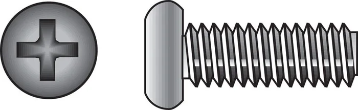 HILLMAN No. 1/4-20 Ga. X 1/2 in. L Phillips Pan Head Stainless Steel Machine Screws 100 pk