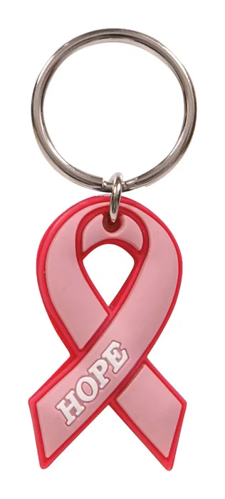 HILLMAN Breast Cancer Awareness Plastic Pink Keychain (Pack of 3)