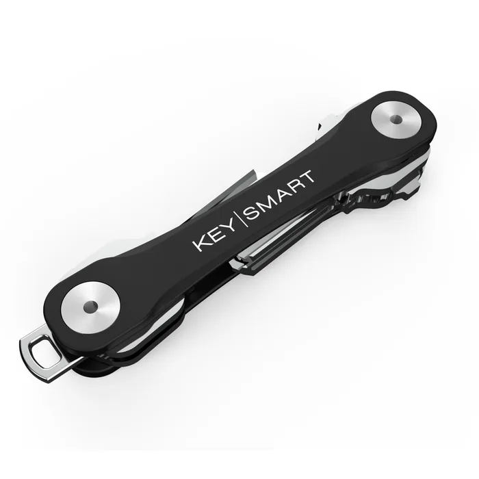 KeySmart Flex Plastic/Stainless Steel Black Multi-Tool Key Holder