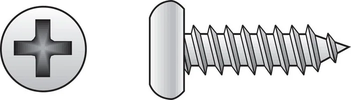 HILLMAN No. 8 Ga. X 3 in. L Phillips Pan Head Sheet Metal Screws 50 pk
