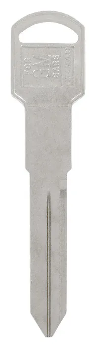 HILLMAN Traditional Key Automotive Key Blank Double For GM Silver (Pack of 10)