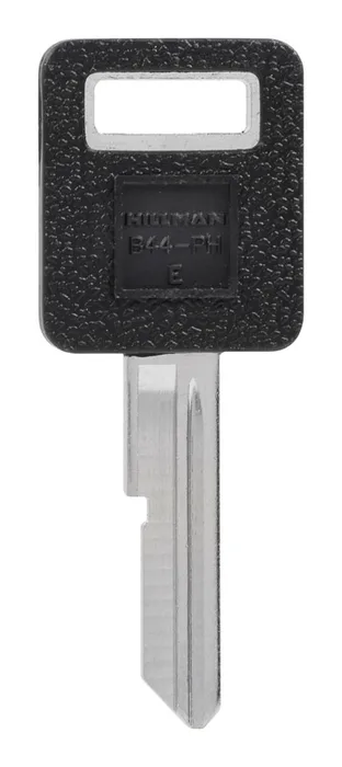 HILLMAN Traditional Key Automotive Key Blank Single For GM Black/Silver (Pack of 5)