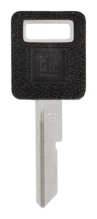 HILLMAN Traditional Key Automotive Key Blank Single For GM Black/Silver (Pack of 5)