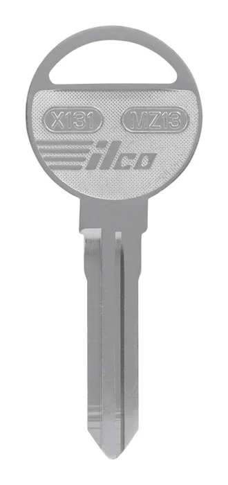 HILLMAN Traditional Key Automotive Key Blank Double For Ford Silver (Pack of 10)