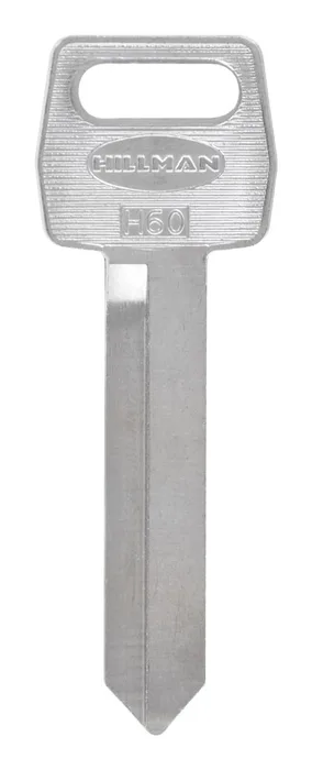 HILLMAN Traditional Key Automotive Key Blank Double For Ford Black/Silver (Pack of 10)