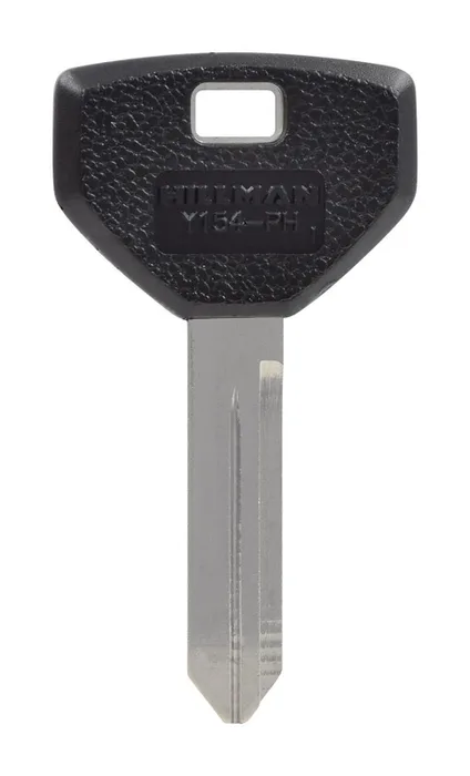 HILLMAN Traditional Key Automotive Key Blank Double For Chrysler Black/Silver (Pack of 5)