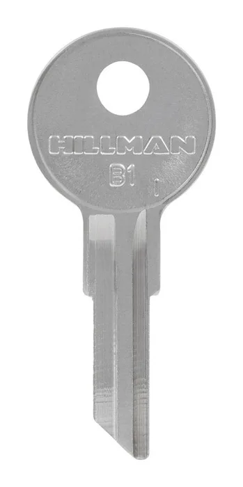 HILLMAN Traditional Key Automotive Key Blank Single For Briggs Silver (Pack of 10)