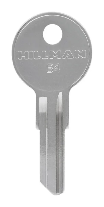HILLMAN Traditional Key Automotive Key Blank Single Silver (Pack of 10)
