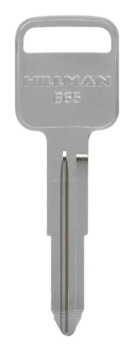 HILLMAN Traditional Key Automotive Key Blank Double For GM Silver (Pack of 10)