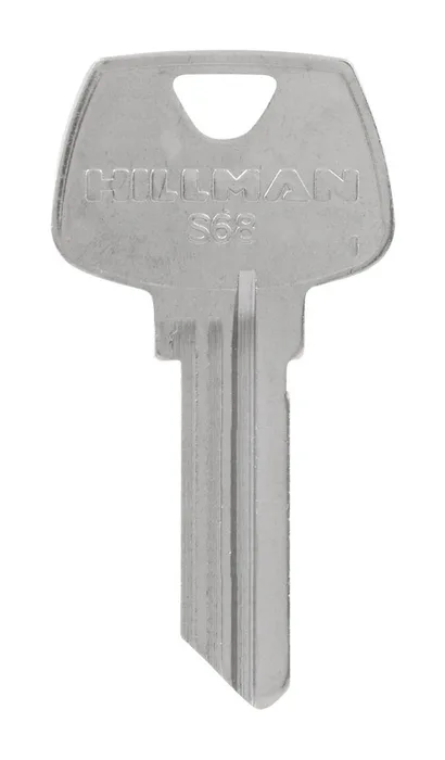 HILLMAN Traditional Key Automotive Key Blank Single For Sargent Silver (Pack of 10)