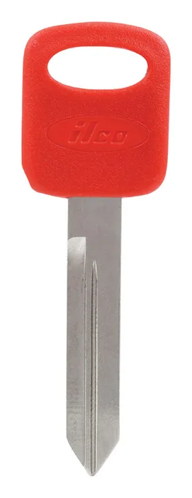 HILLMAN ColorPlus Traditional Key Automotive Key Blank Double For Ford Red/Silver (Pack of 5)