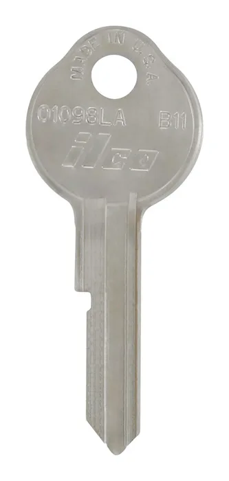 HILLMAN Traditional Key Automotive Key Blank Single For GM Silver (Pack of 10)