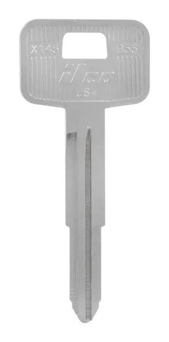 HILLMAN Traditional Key Automotive Key Blank Double For GM Silver (Pack of 10)