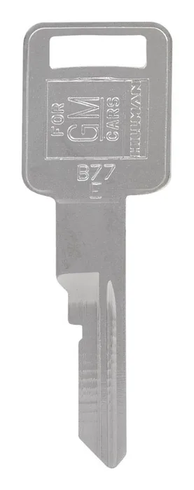 HILLMAN Traditional Key Automotive Key Blank Single For GM Silver (Pack of 10)