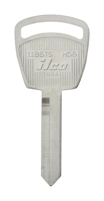 HILLMAN Traditional Key Automotive Key Blank Double For Ford Silver (Pack of 10)