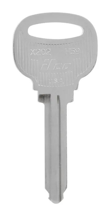 HILLMAN Traditional Key Automotive Key Blank Double For Ford Silver (Pack of 10)