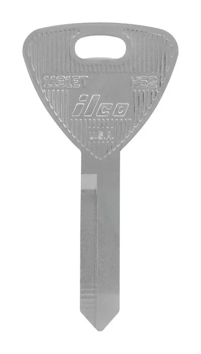 HILLMAN Traditional Key Automotive Key Blank Double For Ford Silver (Pack of 10)