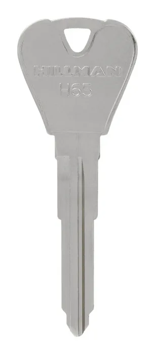HILLMAN Traditional Key Automotive Key Blank Double For Ford Silver (Pack of 10)