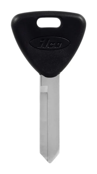 HILLMAN Traditional Key Automotive Key Blank Double For Ford Black/Silver (Pack of 5)