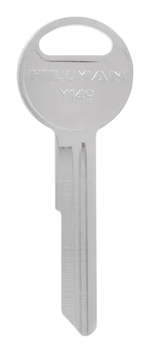 HILLMAN Traditional Key Automotive Key Blank Single For Chrysler Silver (Pack of 10)