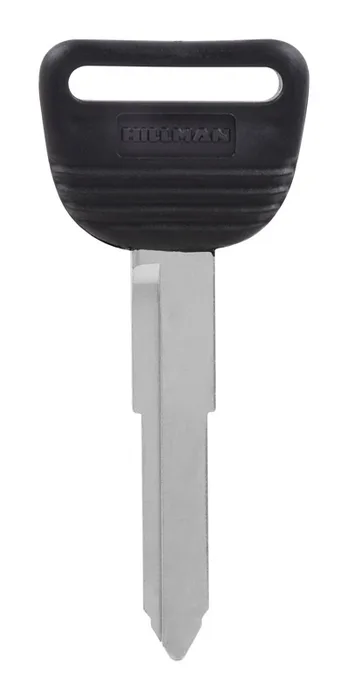 HILLMAN Traditional Key Automotive Key Blank Double For Honda Black/Silver (Pack of 5)