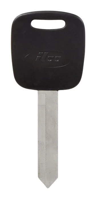 HILLMAN Traditional Key Automotive Key Blank Double For Ford Black/Silver (Pack of 5)