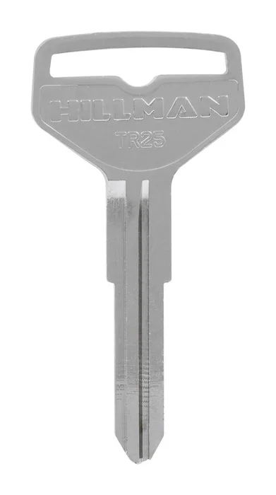 HILLMAN Traditional Key Automotive Key Blank Double For Toyota Silver (Pack of 10)