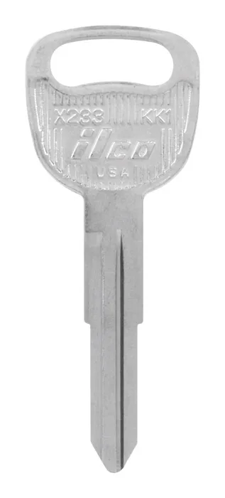 HILLMAN Traditional Key Automotive Key Blank Double For Kia Silver (Pack of 10)