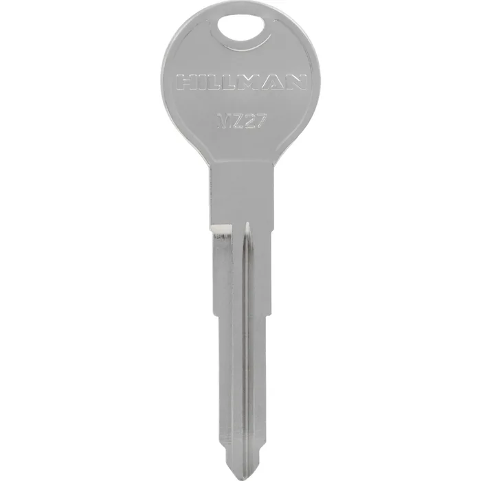 HILLMAN Traditional Key Automotive Key Blank Double For Mazda Silver (Pack of 10)
