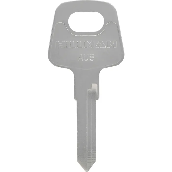 HILLMAN Traditional Key Automotive Key Blank Double For Volkswagen Silver (Pack of 10)
