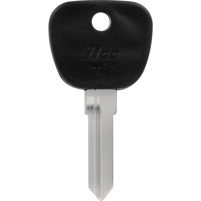HILLMAN Traditional Key Automotive Key Blank Double For BMW Black/Silver (Pack of 5)