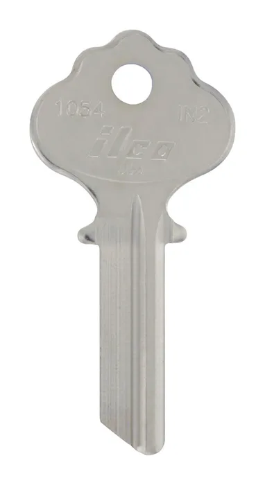 HILLMAN Traditional Key House/Office Universal Key Blank IN 2 Single Silver (Pack of 10)