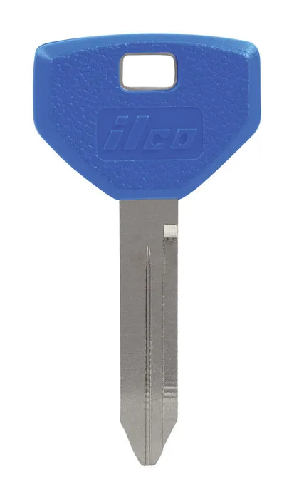 HILLMAN ColorPlus Traditional Key Automotive Key Blank Double For Chrysler Blue/Silver (Pack of 5)