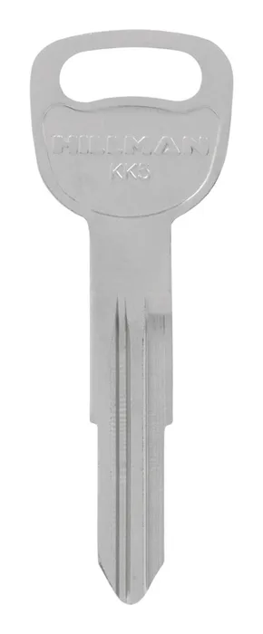 HILLMAN Traditional Key Automotive Key Blank Double For Kia Silver (Pack of 10)