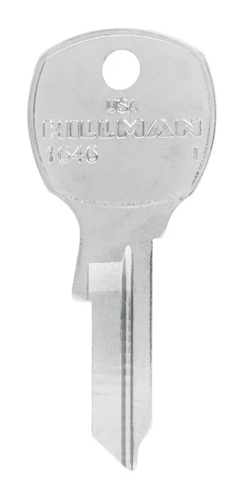 HILLMAN Traditional Key Mailbox Key Blank Single For USPS Locks Silver (Pack of 10)