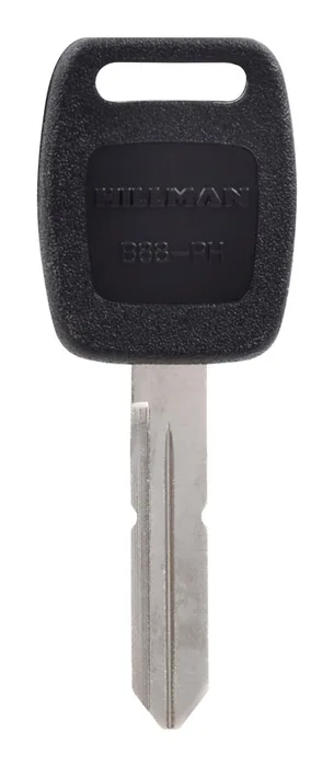 HILLMAN Traditional Key Automotive Key Blank Double For GM Black/Silver (Pack of 5)