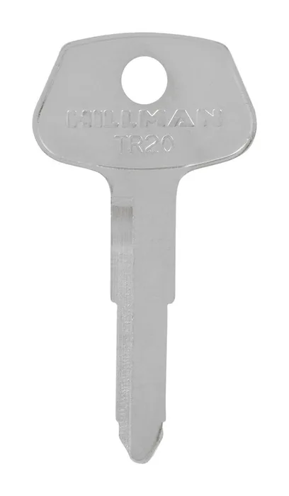 HILLMAN Traditional Key Automotive Key Blank Double For Toyota Silver (Pack of 10)