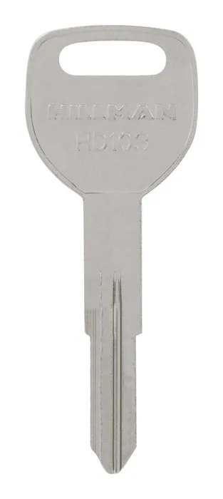HILLMAN Traditional Key Automotive Key Blank Double For Honda Silver (Pack of 10)