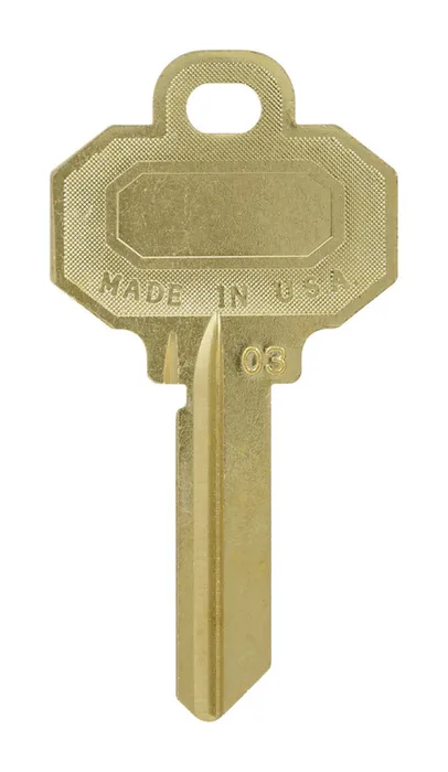 HILLMAN Traditional Key House/Office Universal Key Blank Single (Pack of 10)