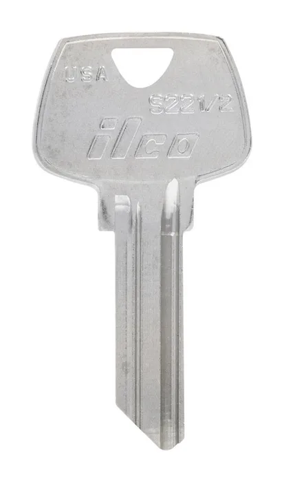HILLMAN Traditional Key House/Office Universal Key Blank Single Silver (Pack of 10)