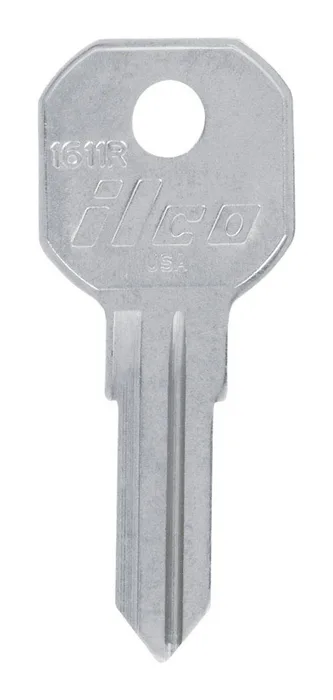 HILLMAN Traditional Key Automotive Key Blank Double Silver (Pack of 10)