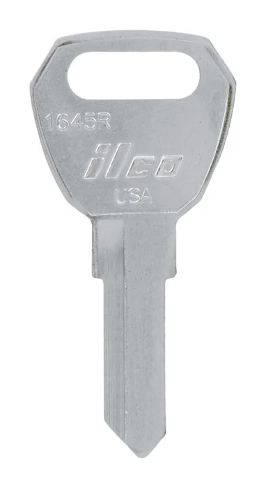 HILLMAN Traditional Key Automotive Key Blank Double For Fulton Silver (Pack of 10)