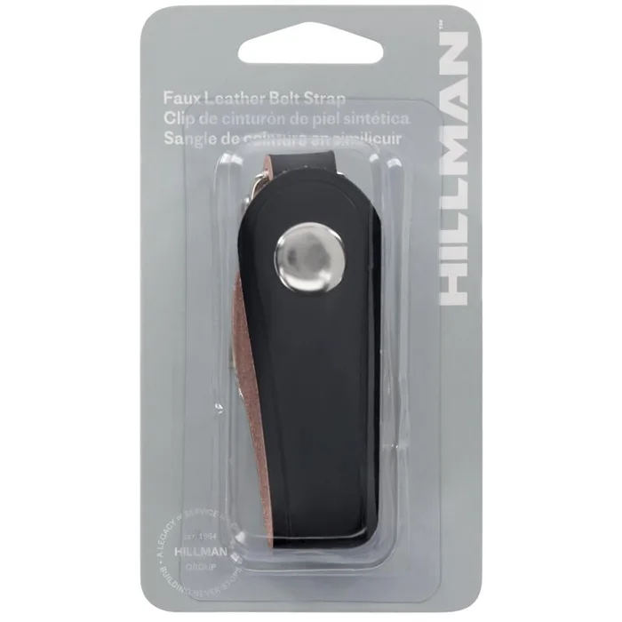 HILLMAN Leather Brown/Silver Belt Hooks/Pocket Chains Belt Hook Keychain