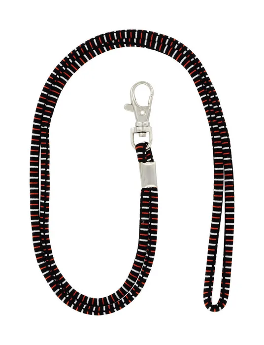 HILLMAN Polyester Multicolored Decorative Key Chain Lanyard (Pack of 6)