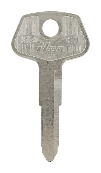 HILLMAN Traditional Key Automotive Key Blank Double For Chrysler Silver (Pack of 10)