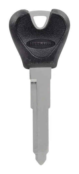 HILLMAN Traditional Key Automotive Key Blank Double For Ford Black/Silver (Pack of 5)
