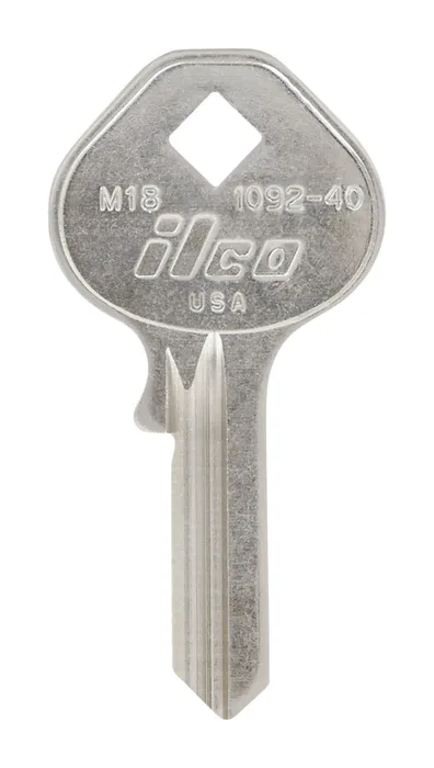 HILLMAN Traditional Key Padlock Universal Key Blank Single (Pack of 10)